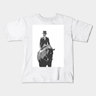 Side Saddle Graphic Kids T-Shirt